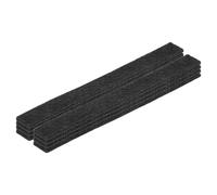 sourcing map Felt Strips with Adhesive Backing, 8 Pcs 1/2" x 6" x 0.12" Anti Scratch Furniture Felt Tapes Self-Stick Pads for Protecting Hardwood Floor, Black