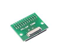 sourcing map FFC FPC 24 Pin 0.5mm 1mm Pitch to DIP 2.0mm PCB Converter Board Couple Extend Adapter