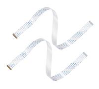 sourcing map FFC FPC Cable 0.5mm Pitch 30 Pin 400mm Flexible Flat Ribbon Cable for LCD Screen B Type 2pcs