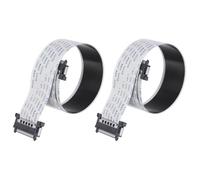 sourcing map FFC FPC Cable 0.5mm Pitch 41 Pin 500mm Flexible Flat Ribbon Cables for LCD Screen,2Pcs