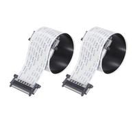 sourcing map FFC FPC Cable 0.5mm Pitch 51 Pin 200mm Flexible Flat Ribbon Cables for LCD Screen,2Pcs