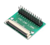 sourcing map FFC FPC Connector Board 24 Pin 1mm Socket to 2.54mm Double Row Straight Needles Flip-down Adapter, PCB Converter Board for LCD TV Digital Camera Laptop
