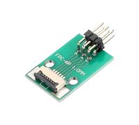 sourcing map FFC FPC Connector Board 6 Pin 1mm Socket to 2.54mm Double Row of Bent Pins Flip-down Adapter, PCB Converter Board for LCD TV Digital Camera Laptop