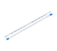 sourcing map FFC FPC Flat Flexible Cable, 6 Pin 0.5mm Pitch 100mm Long (A Type) for LCD 3D Printer Camera DVD TV Laptop Audio Pack of 10