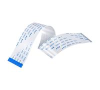 sourcing map FFC Ribbon Flat Flexible Cable, 40 Pin 0.5mm Pitch 200mm Long (B Type) for LCD 3D Printer Camera DVD TV Laptop Audio Pack of 5