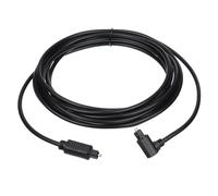 sourcing map Fiber Optic Audio Cable 90 Degree Digital Audio Optic Cable 9.8FT Long TOS Optical Link Cable PVC Plastic Connector for TV DVD Amplifier Stereo Black