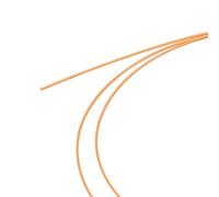 sourcing map Fiber Optic Rods PMMA 0.5mmx15cm for Sight Filament Fluorescence Orange 1 Set Pack of 5