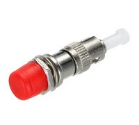 sourcing map Fiber Optical Adapter ST Male-FC Female, Single Mode Simplex Adapter, ST-FC UPC, for Network Internet Connector, 1pcs