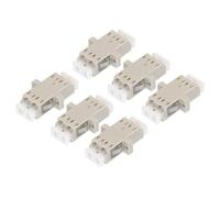 sourcing map Fiber Optical Coupler LC to LC/UPC, Multimode Duplex Adapter, LC-LC/UPC, for Network Internet Connector, 6pcs