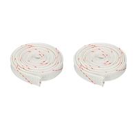 sourcing map Fiberglass Heat Shield Sleeve 0.9m x 3.5mm Insulation Protect Sleeving Pipe for Cable Wire Wrap, Pack of 2