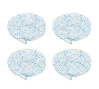 sourcing map Fiberglass Heat Shield Sleeve 1m x 2.5mm Insulation Protect Sleeving Pipe for Cable Wire Wrap, Pack of 4