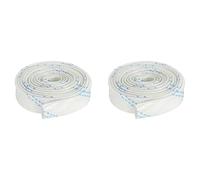 sourcing map Fiberglass Heat Shield Sleeve 1m x 6mm Insulation Protect Sleeving Pipe for Cable Wire Wrap, Pack of 2