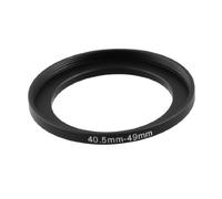 Sourcing Map Filter Adapter, 40.5mm-49mm Metal Camera Lens Ring, Aluminum 40.5mm Male 49mm Female Filter Adapter for Camera Lenses, Black