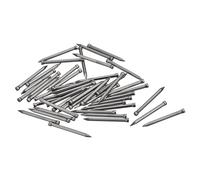 sourcing map Finishing Nails 80pcs 28mm 1-1/8 Inch Hand-Drive Hardware Carbon Steel Nail Lost Head Nails