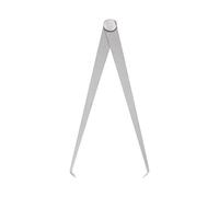 sourcing map Firm Joint Inside Caliper 200mm 8 Inch Tool Steel Firm Friction Joint Internal Measurement Tool for Carving Shaping Modeling, Silver