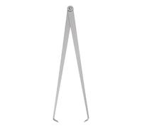 sourcing map Firm Joint Inside Caliper 350mm 14 Inch Tool Steel Firm Friction Joint Internal Measurement Tool for Carving Shaping Modeling, Silver