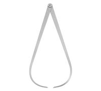 sourcing map Firm Joint Outside Caliper 500mm 20 Inch Tool Steel Firm Friction Joint Internal Measurement Tool for Carving Shaping Modeling, Silver