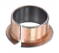 sourcing map Flanged Sleeve Bearings 22mm Bore x 25mm OD x 15mm Length x 32mm Flange Dia x 1.5mm Flange Thickness Wrapped Oilless Bushings