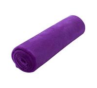 sourcing map Flannel Fleece Blanket Soft Lightweight Plush Microfiber Bed or Couch Blanket, Purple 70 x 100cm