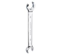 sourcing map Flare Nut Metric Wrench 22mm x 24mm High Carbon Steel Mirror Polished Chrome Plating Metric Wrench for DIY Hand-Making Automotive Repairs and Household Maintenance