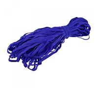 sourcing map Flat Elastic Cord for Sewing 1/4 inch 6mm 33 Yards Knit Heavy Stretch Strap Cord Rope for Crafts DIY Blue