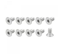 sourcing map Flat Head Countersunk Machine Screws, (M4x8mm) 40Pcs, 304 Stainless Steel Socket Head Cap Screws - for Machinery, Furniture, DIY