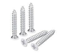sourcing map Flat Head Phillips Self Tapping Screws, ST3 x 20mm, 50pcs