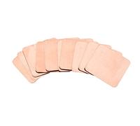 sourcing map Flat IC Chipset Thermal Copper Heatsink for CPU GPU 15 x 15 x 0.1mm 10pcs