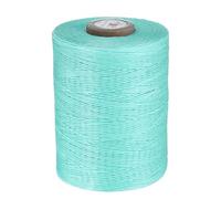sourcing map Flat Leather Sewing Waxed Thread, 780m / 853 Yards Wax Polyester String, 0.8mm Waxed Stitching Cord for Leather Crafts, Bookbinding, Bracelets Braided, Sky Blue