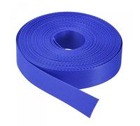 sourcing map Flat Nylon Webbing Strap 1 Inch 15 Yards Blue for Backpack, Cargo Strap, Luggage-rack