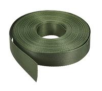 sourcing map Flat Nylon Webbing Strap 1 Inch 15 Yards Dark Green for Backpack, Cargo Strap, Luggage-rack