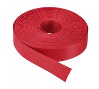sourcing map Flat Nylon Webbing Strap 1 Inch 15 Yards Red for Backpack, Cargo Strap, Luggage-rack