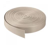 sourcing map Flat Nylon Webbing Strap 1 Inch 30 Yards Champagne for Backpack, Cargo Strap, Luggage-rack