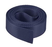 sourcing map Flat Nylon Webbing Strap 1 Inch 4 Yards Dark Blue for Backpack, Cargo Strap, Luggage-rack