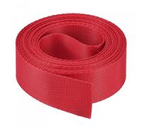 sourcing map Flat Nylon Webbing Strap 1 Inch 4 Yards Red for Backpack, Cargo Strap, Luggage-Rack