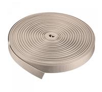 sourcing map Flat Nylon Webbing Strap 1 Inch 50 Yards Champagne for Backpack, Luggage-Rack