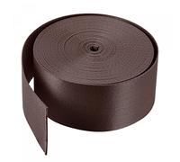 sourcing map Flat Nylon Webbing Strap 2 Inch 10 Yards Brown for Backpack, Luggage-rack