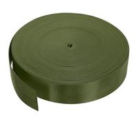 sourcing map Flat Nylon Webbing Strap 2 Inch 50 Yards Army Green for Backpack, Cargo Strap, Luggage-rack
