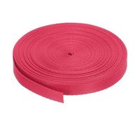 sourcing map Flat Nylon Webbing Strap 3/8 Inch 10 Yards Polypropylene Webbing Bright Red for Backpack, Luggage-rack, Outdoor Climbing, DIY Craft