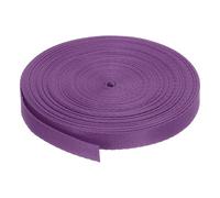 sourcing map Flat Nylon Webbing Strap 3/8 Inch 10 Yards Polypropylene Webbing Hibiscus Purple for Backpack, Luggage-rack, Outdoor Climbing, DIY Craft