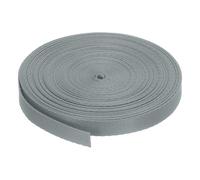 sourcing map Flat Nylon Webbing Strap 3/8 Inch 10 Yards Polypropylene Webbing Iron Gray for Backpack, Luggage-rack, Outdoor Climbing, DIY Craft