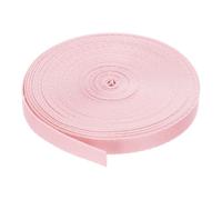sourcing map Flat Nylon Webbing Strap 3/8 Inch 10 Yards Polypropylene Webbing Light Rose Pink for Backpack, Luggage-rack, Outdoor Climbing, DIY Craft