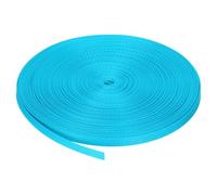 sourcing map Flat Nylon Webbing Strap 3/8 Inch 50 Yards Polypropylene Webbing Deep Blue for Backpack, Luggage-rack, Outdoor Climbing, DIY Craft