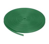 sourcing map Flat Nylon Webbing Strap 3/8 Inch 50 Yards Polypropylene Webbing Green for Backpack, Luggage-rack, Outdoor Climbing, DIY Craft