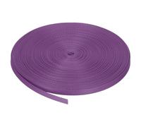 sourcing map Flat Nylon Webbing Strap 3/8 Inch 50 Yards Polypropylene Webbing Hibiscus Purple for Backpack, Luggage-rack, Outdoor Climbing, DIY Craft