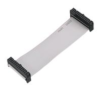 sourcing map Flat Ribbon Cable 26 Pins 2.54mm Pitch 10cm Length FC-FC | IDC Connector Dual Female Connector Flat Ribbon Cable Wire for Industrial Electronics,Grey