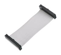 sourcing map Flat Ribbon Cable 34 Pins 2.54mm Pitch 10cm Length FC-FC | IDC Connector Dual Female Connector Flat Ribbon Cable Wire for Industrial Electronics,Grey