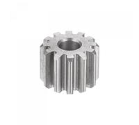 sourcing map Flat Spur Pinion Gear 5mm Bore 12T Mod 1 Stainless Steel Spur Diff Differential Motor Gear RC Car Replacement Parts