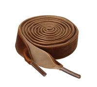 sourcing map Flat Velvet Shoelaces 0.6 Inches Wide Ribbon Shoe Laces Strings for Sneakers Shoes Boots Brown 140cm/55
