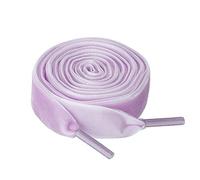sourcing map Flat Velvet Shoelaces 0.6 Inches Wide Ribbon Shoe Laces Strings for Sneakers Shoes Boots Light Purple 140cm/55